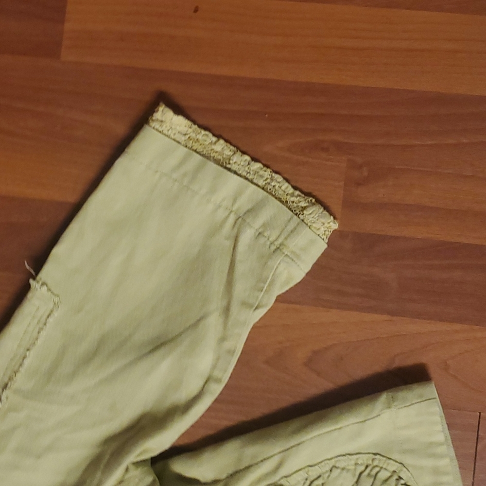 Animale Crop Button Down Jacket Size 8 - image 3